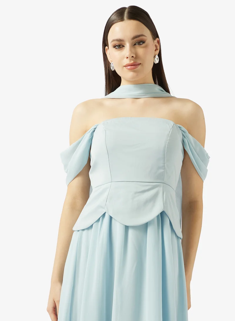 Ella Limited Edition  Off Shoulder A-line Dress for Women | Best Price UAE